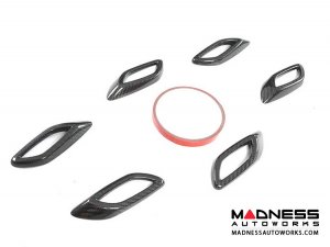 Maserati Levante Side Fender Vent Covers - Carbon Fiber